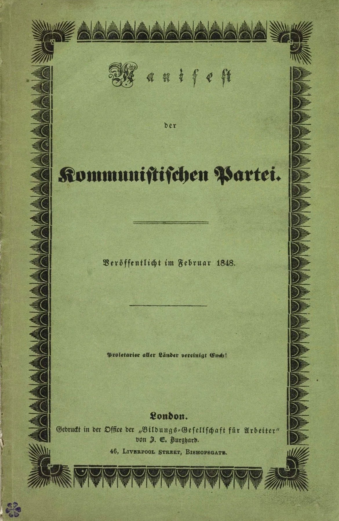 The Communist Manifesto
By Karl Marx & Friedrich Engels