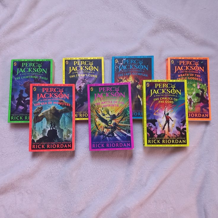 Percy Jackson & the Olympians Series (7 Books) by Rick Riordan