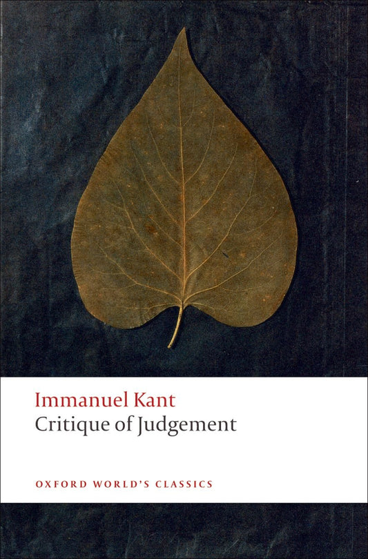 Critique of the Power of Judgment by Immanuel Kant