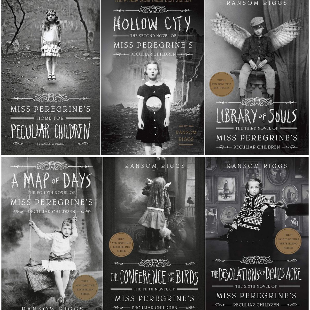 Miss Peregrine’s Peculiar Children Series (6 Books) by Ransom Riggs