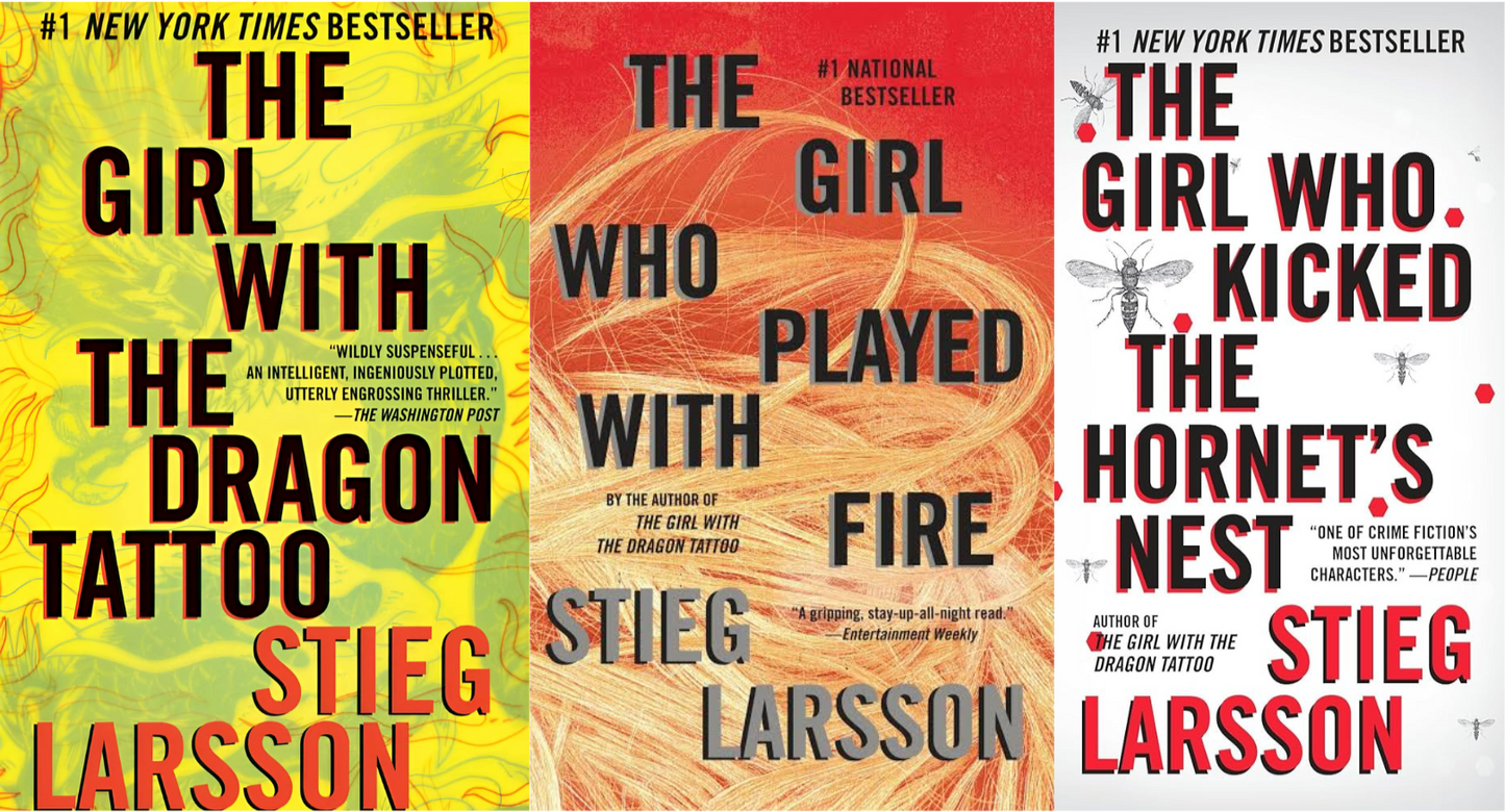 Millennium Trilogy Series by Stieg Larsson